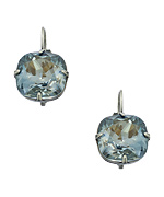 Liz Palacios Silver and Crystal Drop Earrings